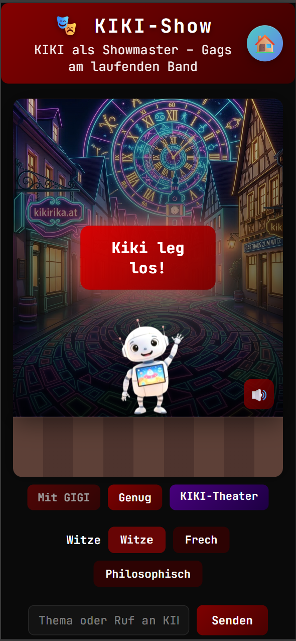 KIKI-Show – aktuelles Motiv